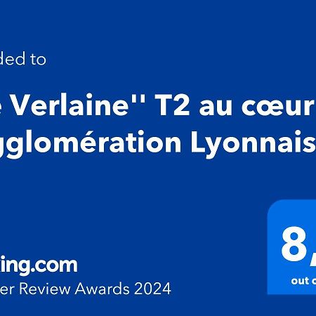 "Le Verlaine" T2 Au Coeur De L'Agglomeration Lyonnaise Villeurbanne Buitenkant foto