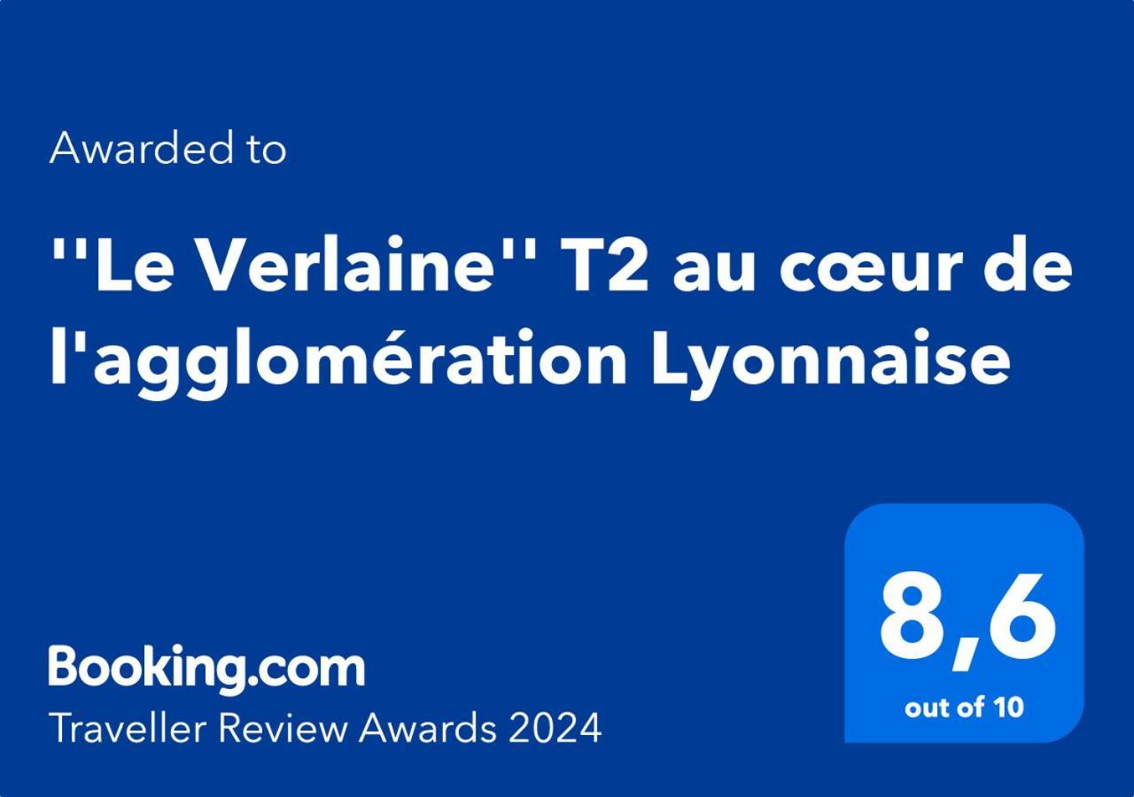 "Le Verlaine" T2 Au Coeur De L'Agglomeration Lyonnaise Villeurbanne Buitenkant foto